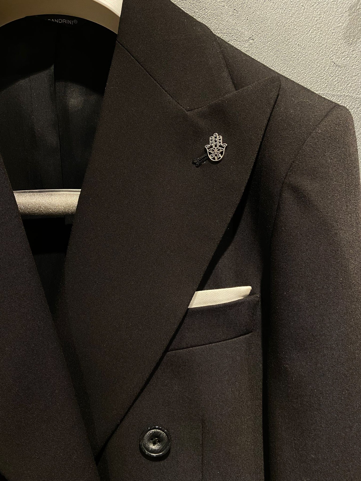 DA1FW26A002-BLAZER 101 BLACK DANIELE ALESSANDRINI GREY