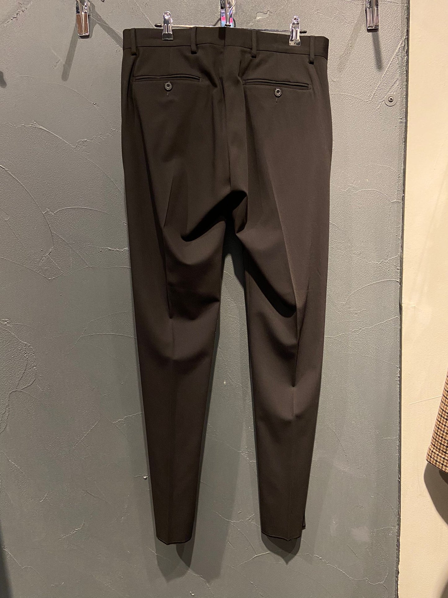 DA1FW26A002-PANTA 101 BLACK DANIELE ALESSANDRINI GREY