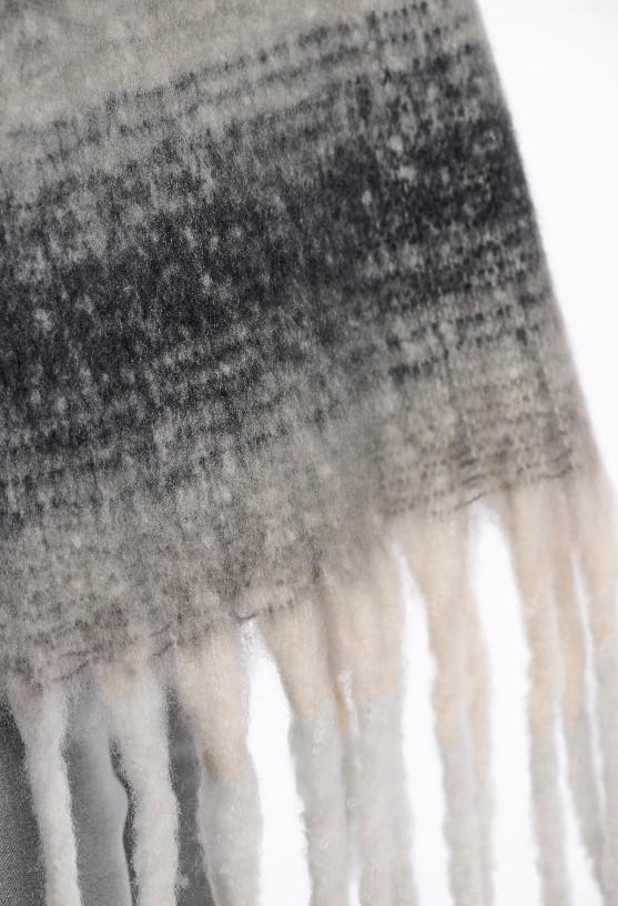 oversize frange ERICA BLACK WHITE RINO&PELLE