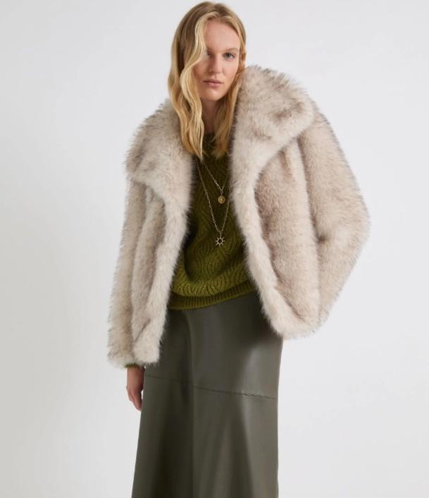 ecofur corta FERVORE 001BEIGE MARELLA