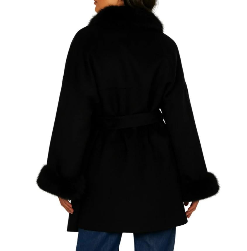 cintura bordi ecopelo doppiopetto VEXAT BLACK RELISH