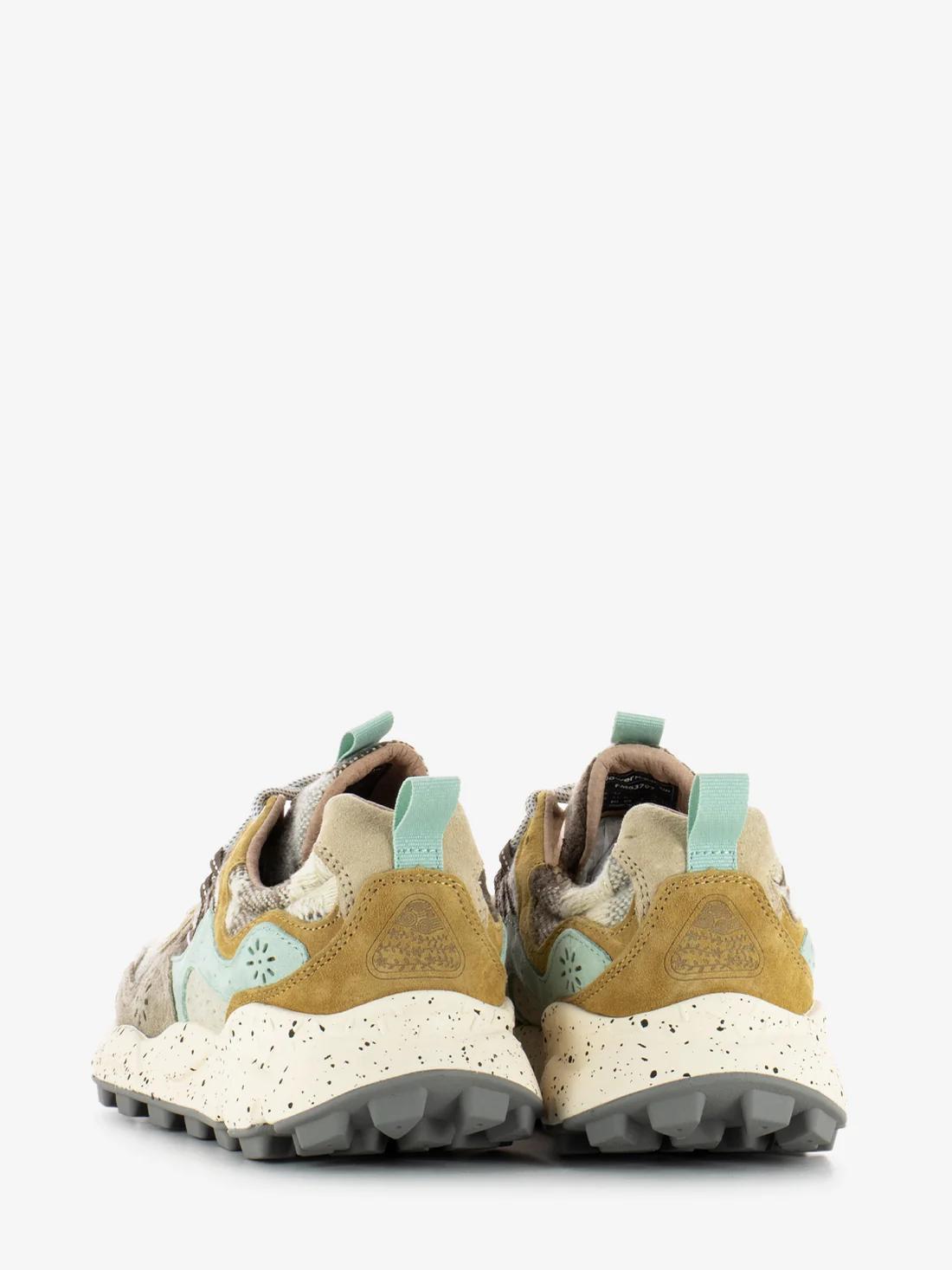 YAMANO 3 512D79 TAUPE MILK MUSTARD FLOWER MOUNTAIN