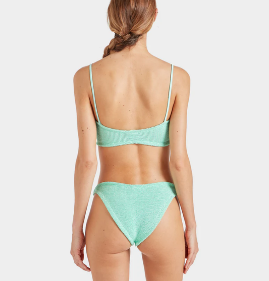 B-MISTY-PRL CRINKLEMETALLIC MINT HUNZA G