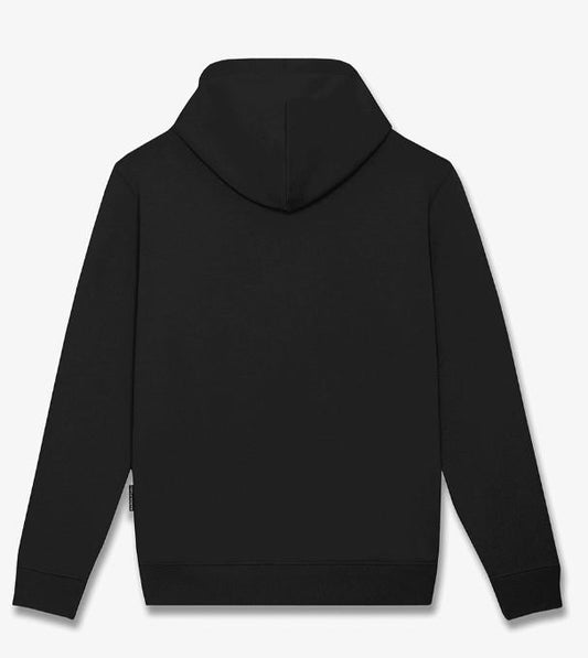 FIL148-HOOD EMBROIDERED BLACK BARON FILOU