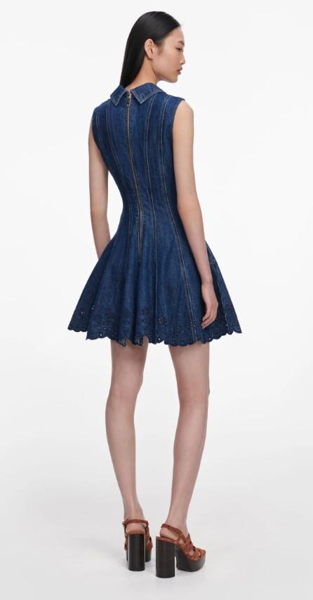 SS26-820S-BL BLUE SELF-PORTRAIT