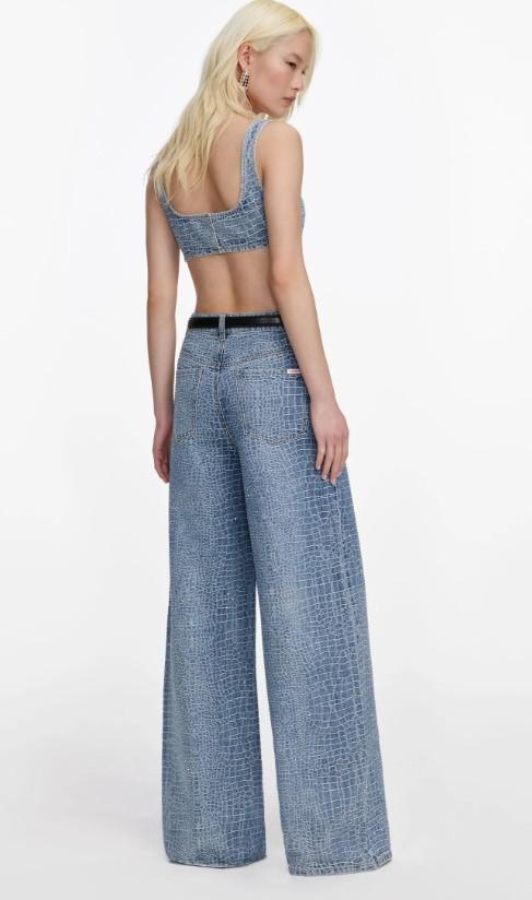 SS26-804PA-BL BLUE SELF-PORTRAIT