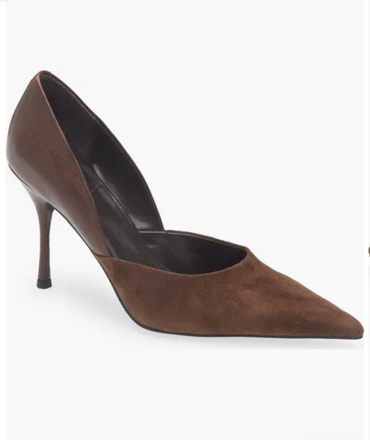 U331-01-007 BROWN SUEDE JEFFREY CAMPBELL