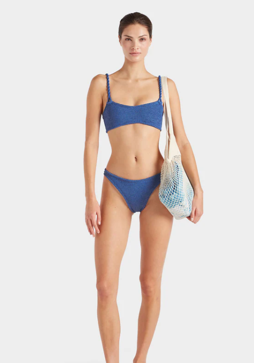 PHOEBE BIKINIMETALLIC DENIM