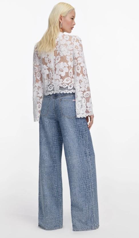 SS26-007T-W WHITE SELF-PORTRAIT