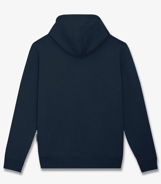 FIL146-HOOD EMBROIDERED NAVY BLUE BARON FILOU