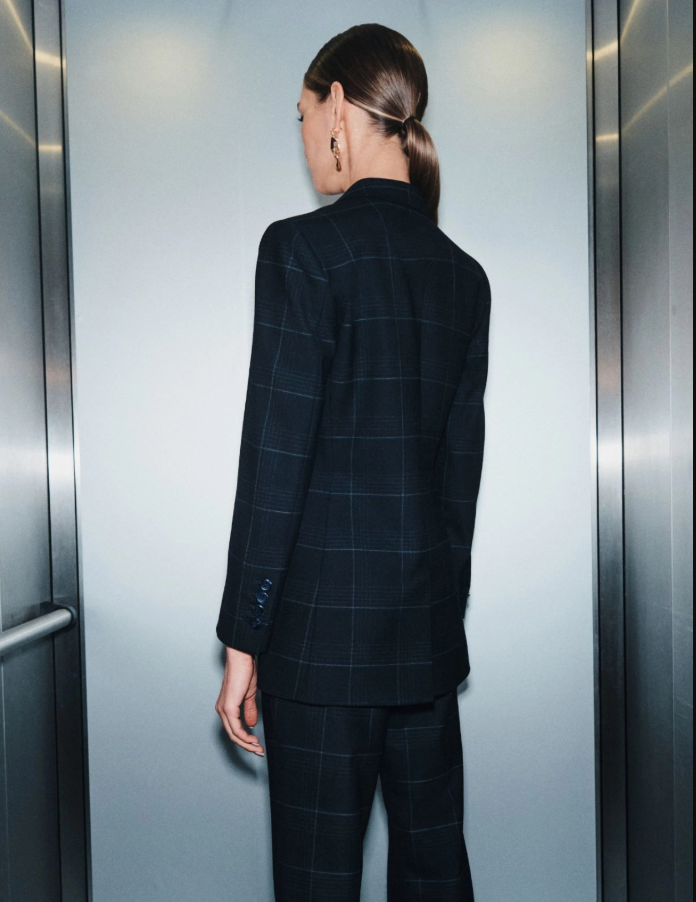  DRITTO 001 NAVY CHECK MARELLA 
