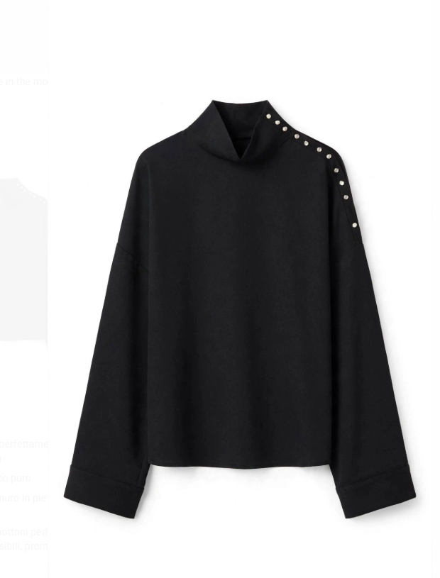  CRESS CSS01 CAMICIA U38NERO NINE INTHE MORNING 