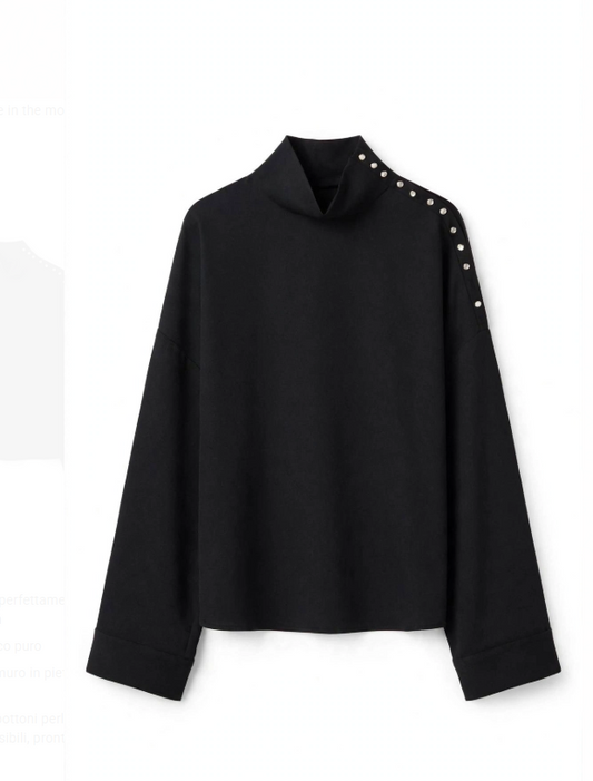  CRESS CSS01 CAMICIA U38NERO NINE INTHE MORNING 