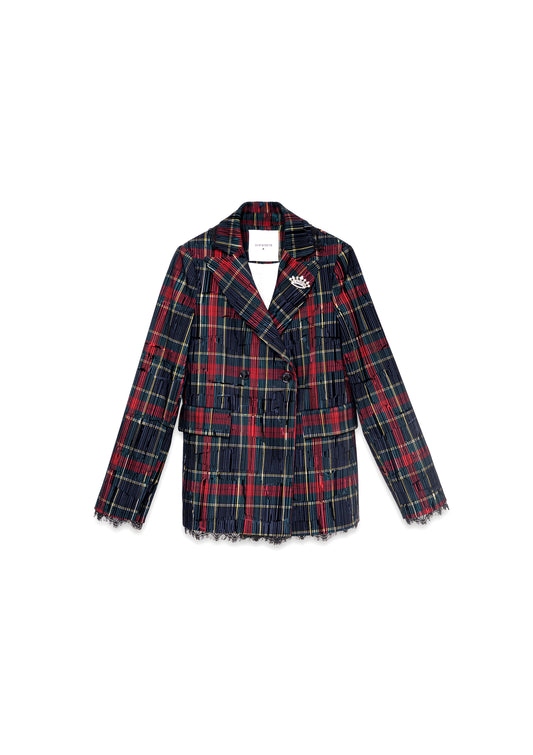  JA4134 TARTAN BLU SHIRTAPORTER 