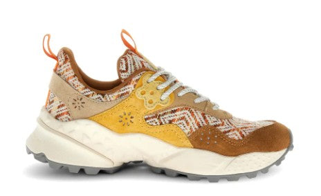  1E65 LIGHT BROWN/ORANGE FLOWER MOUNTAIN 