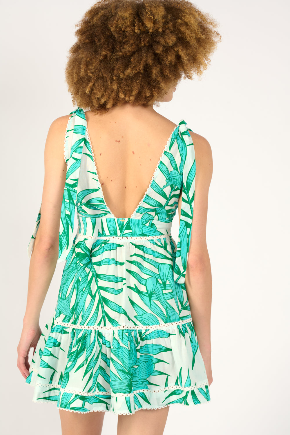  CARA GREEN PALM LEAF POUPETTE ST BARTH 