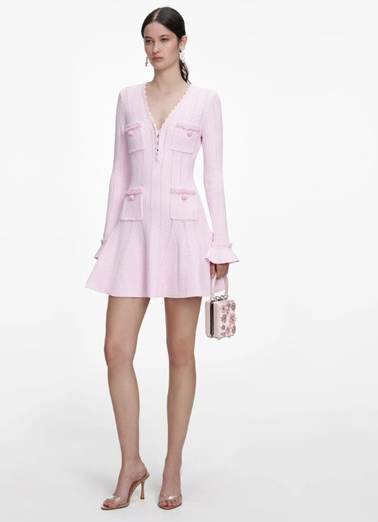 minidress mc v taschine RS26-163-P PINK SELF-PORTRAIT 