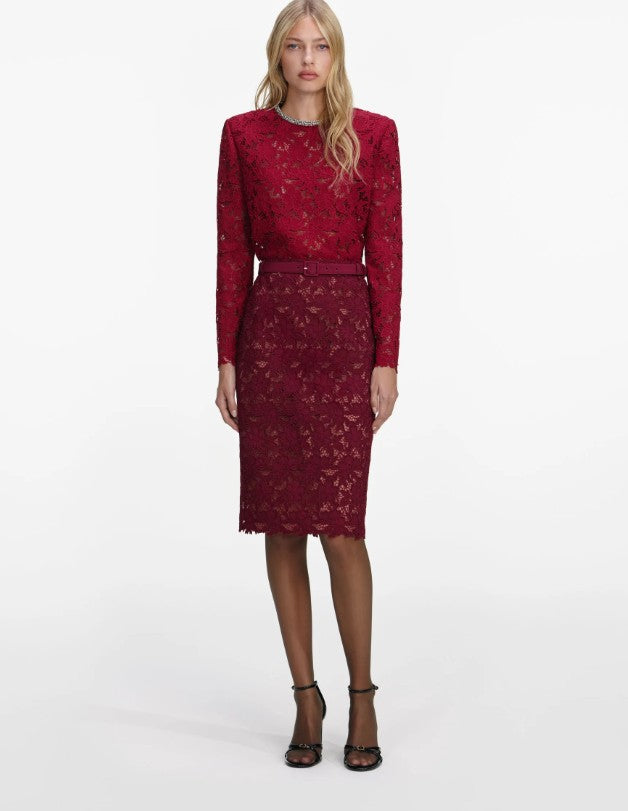  RS26-171MSK-BU BURGUNDY SELF-PORTRAIT 