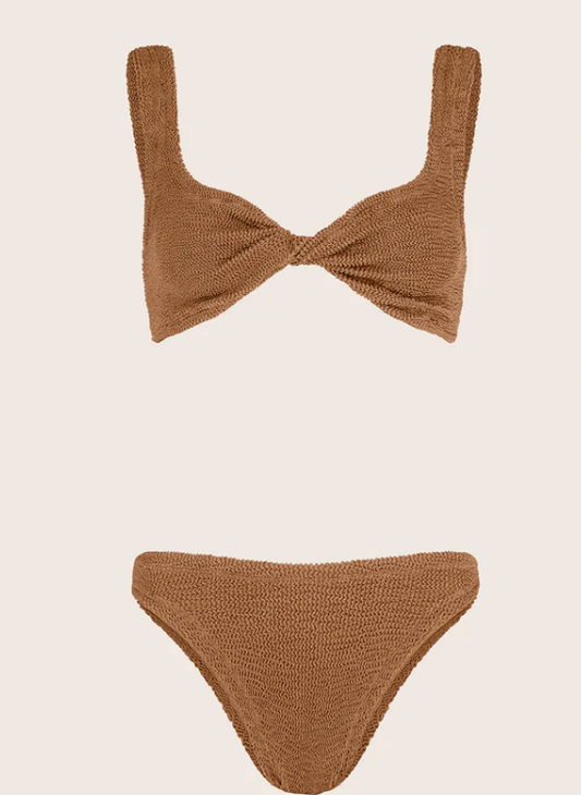 JUNO BIKINIMETALLIC COCOA