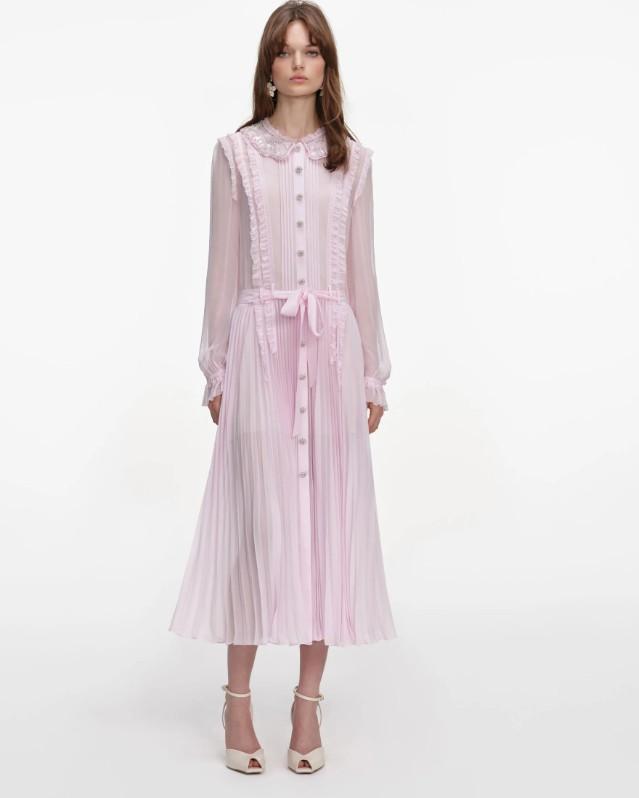 long dress RS26-034M-P PINK SELF-PORTRAIT 