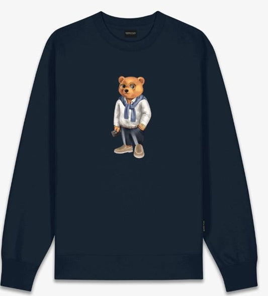  FIL152-PULL NAVY BLUE BARON FILOU 