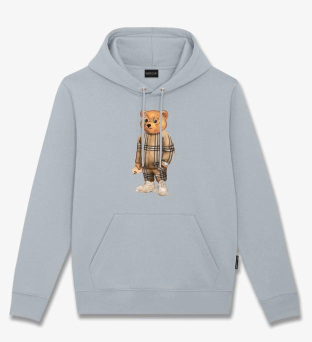  FIL148-HOOD FROSTED BLUE BARON FILOU 