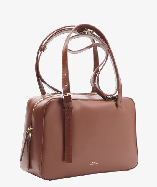 2 manici SAC VIRGINIE BOX CAD HAZELNUT A.P.C. 