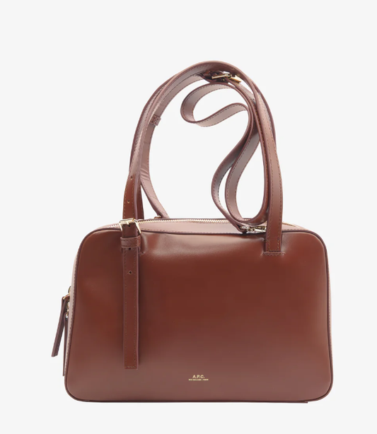 2 manici SAC VIRGINIE BOX CAD HAZELNUT A.P.C. 