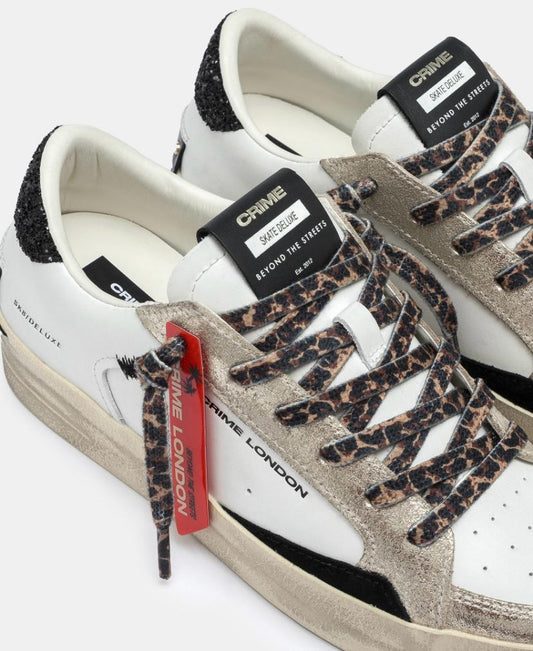  25113AA8 SK8 DELUXE 10 WHITE CRIME 