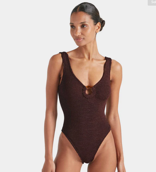 CELINE SWIMMETALLIC CHOCOLATE
