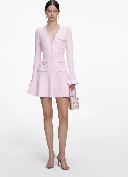 minidress mc v taschine RS26-163-P PINK SELF-PORTRAIT 