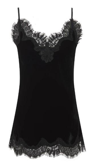 velvet cami pizzo GH4435 BLACK GOLD HAWK 