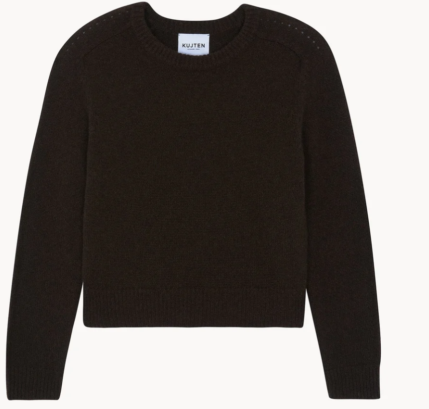 spalla martello girocollo F3906 CAROLINE 2261 MARRON KUJTEN 