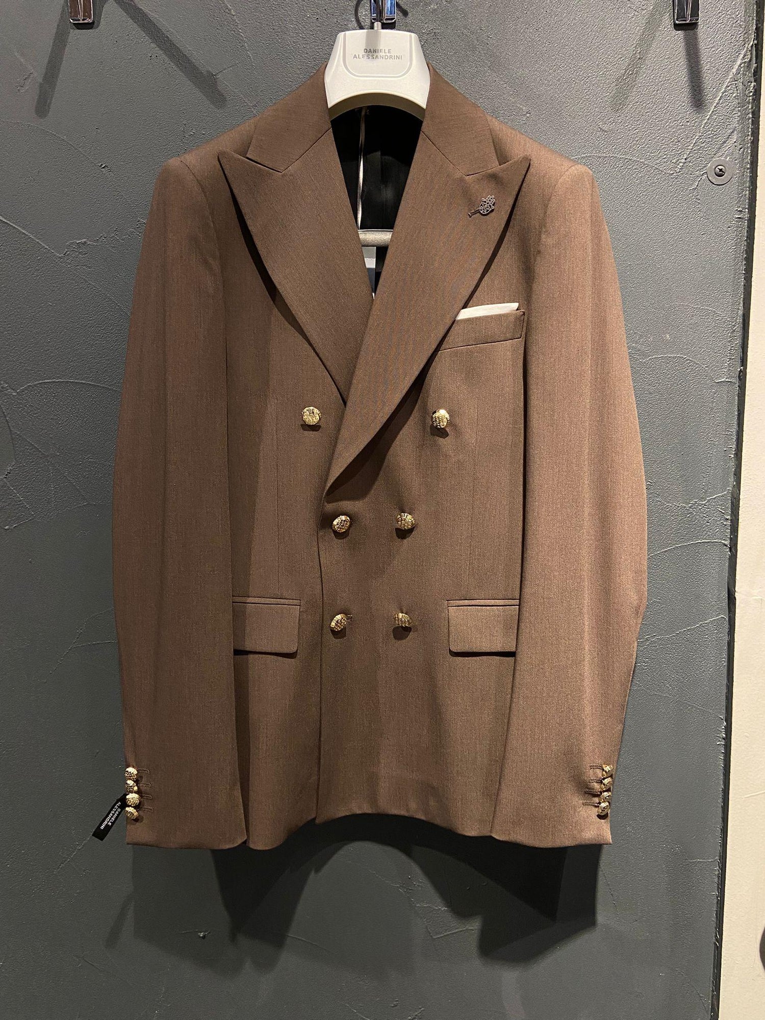  DA1FW26A002-BLAZER 431 BROWN DANIELE ALESSANDRINI GREY 