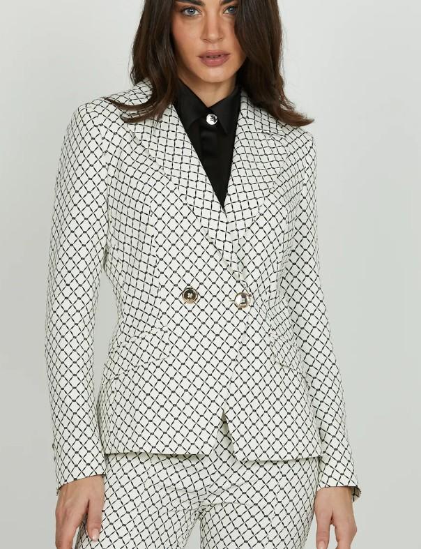 doppiopetto microfantasia BELSON MILK RELISH 