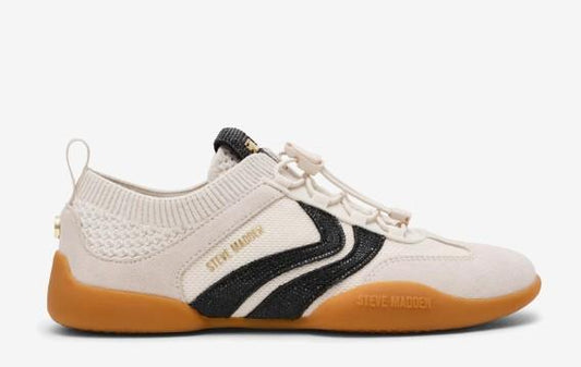  BISCOTTI-R CREAM BLACK STEVE MADDEN 