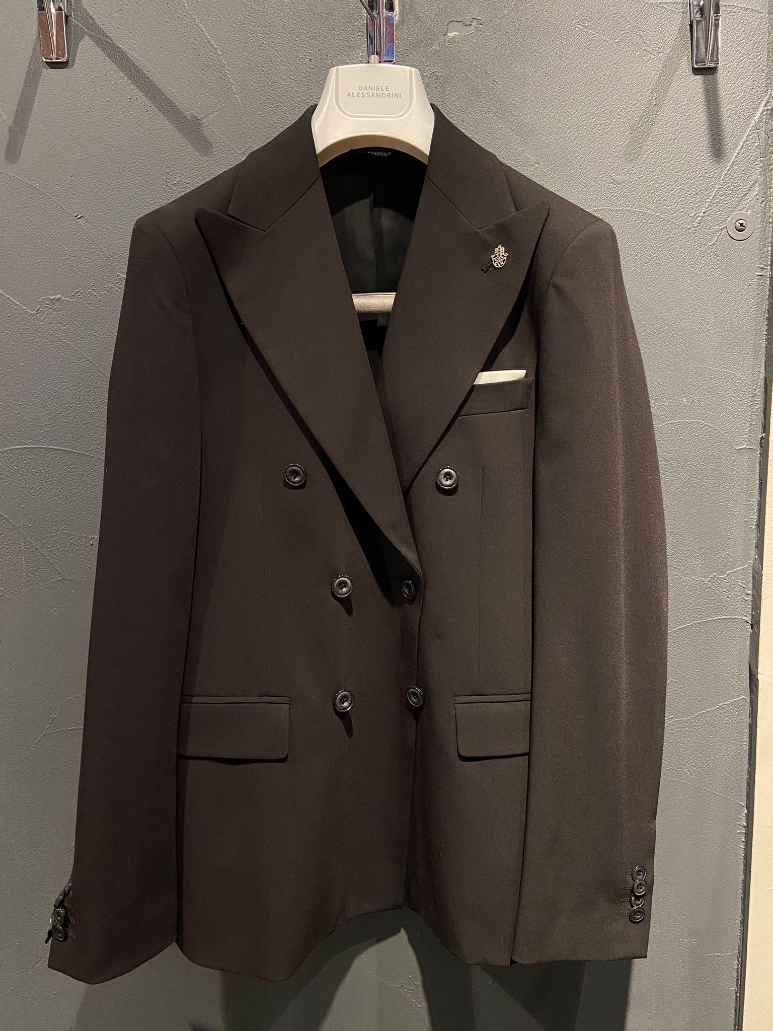  DA1FW26A002-BLAZER 101 BLACK DANIELE ALESSANDRINI GREY 