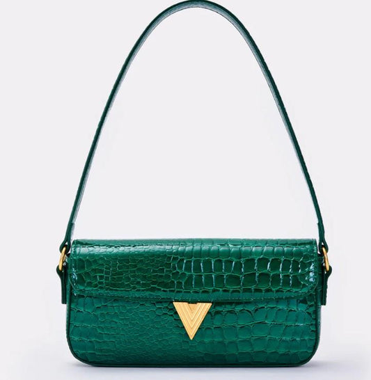 baguette stampa cocco XF0010 VERDE VICOLO 