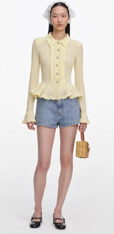  SS26-804PB-BL BLUE SELF-PORTRAIT 