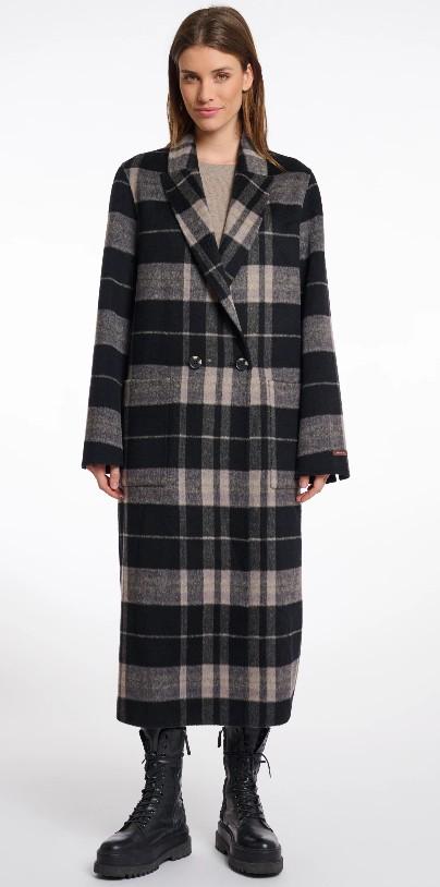  ADRIA NIGHT GREY CHECK AND BLACK RINO&PELLE 