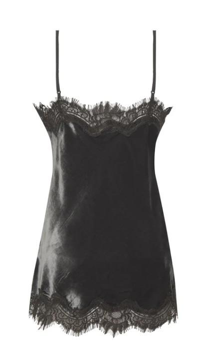 velvet cami pizzo GH4435 BLACK GOLD HAWK 