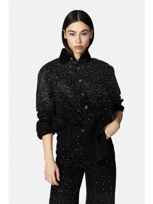  ANSER CAMICIA NERO/ARGENTO TWENTY FOURHAITCH 