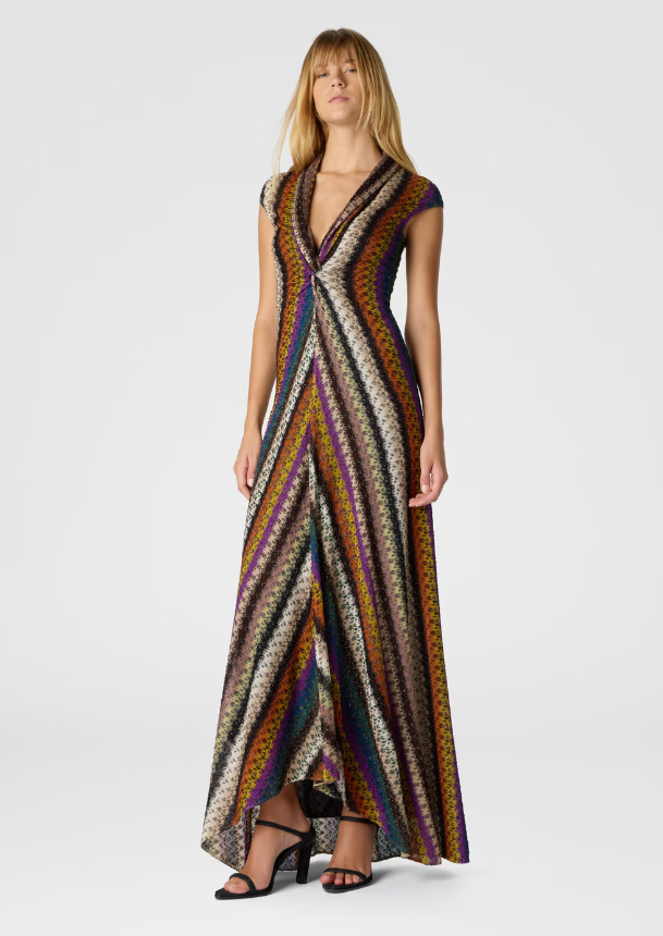 lungo v rashel lamè DS25WG2E BR012OS72LE MISSONI 