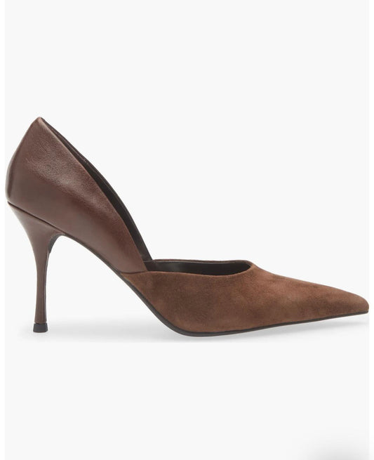  U331-01-007 BROWN SUEDE JEFFREY CAMPBELL 