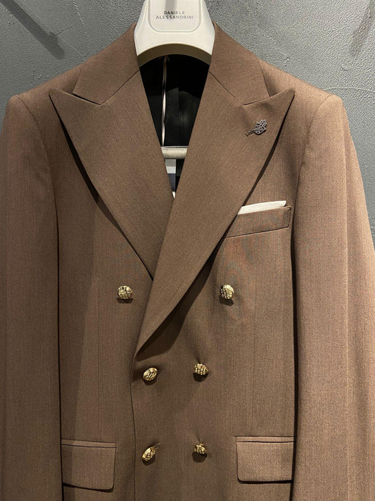  DA1FW26A002-BLAZER 431 BROWN DANIELE ALESSANDRINI GREY 