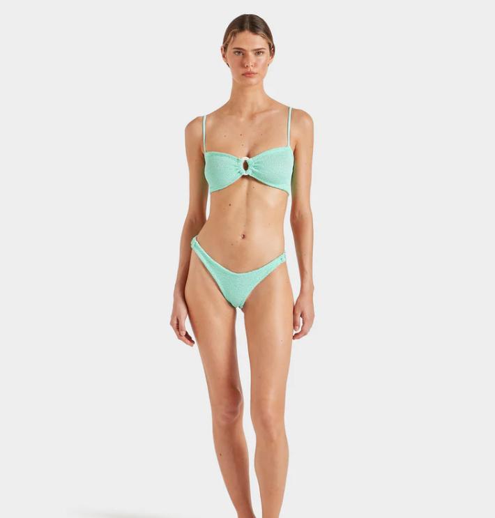  B-MISTY-PRL CRINKLEMETALLIC MINT HUNZA G 
