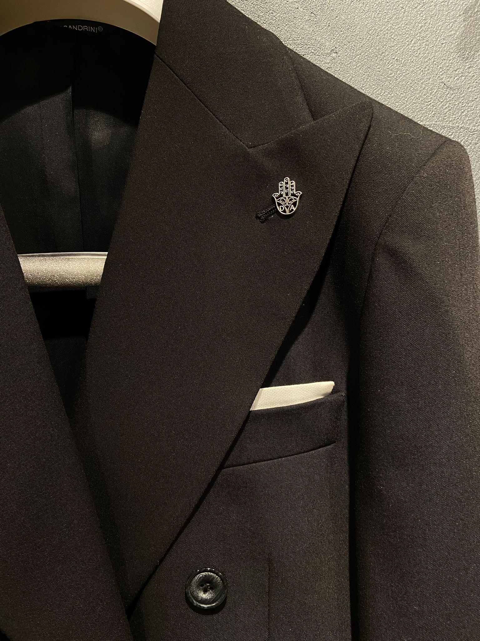  DA1FW26A002-BLAZER 101 BLACK DANIELE ALESSANDRINI GREY 