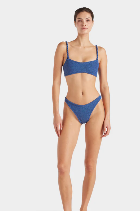 PHOEBE BIKINIMETALLIC DENIM