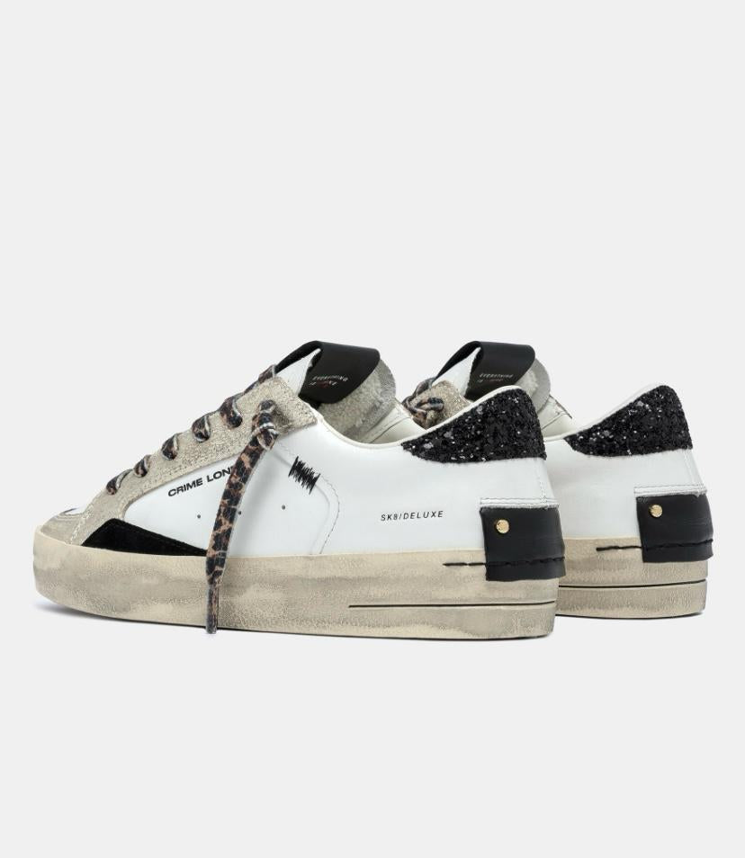  25113AA8 SK8 DELUXE 10 WHITE CRIME 