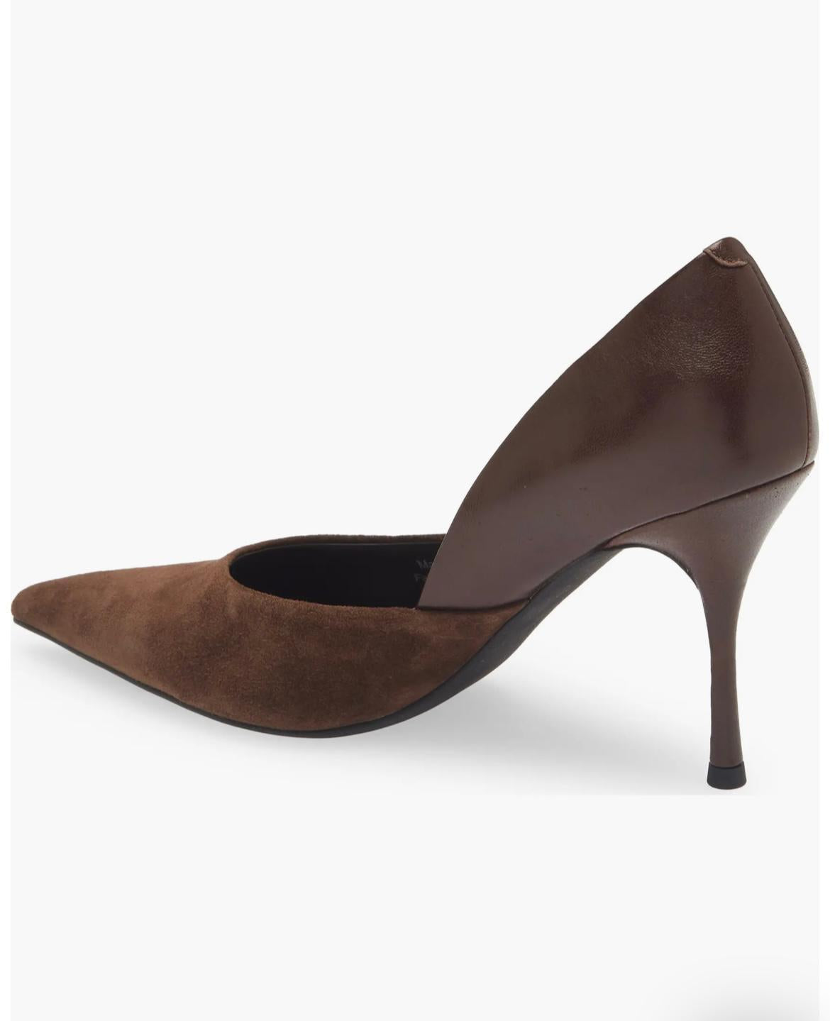  U331-01-007 BROWN SUEDE JEFFREY CAMPBELL 